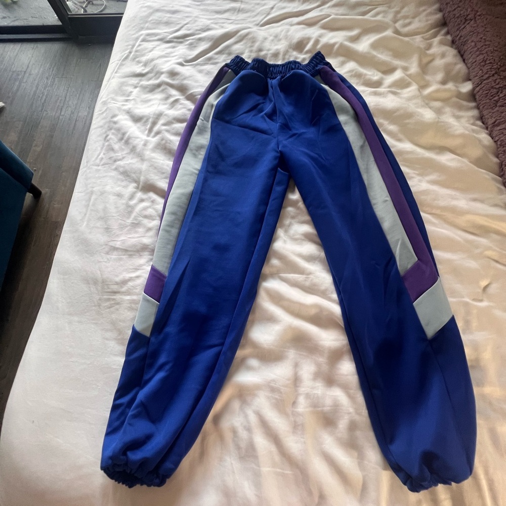 Zaful Blue and Purple Joggers
